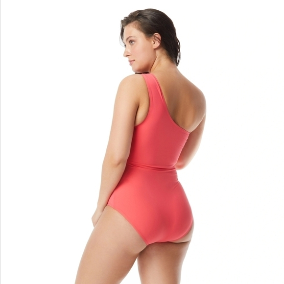 Contours by Coco Reef Eternity One Shoulder Detachable Strap Swimsuit - Size 10 - Picture 3 of 12